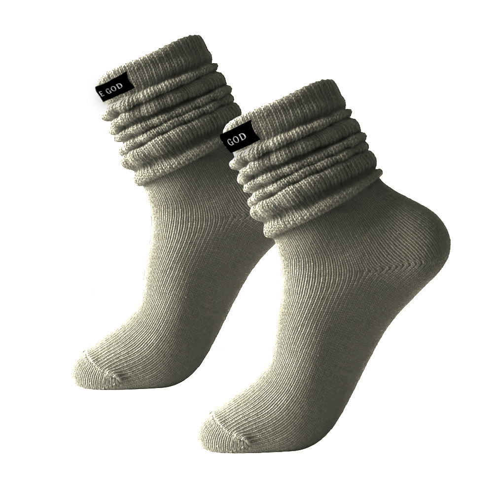 More God Slouch Socks - Sand