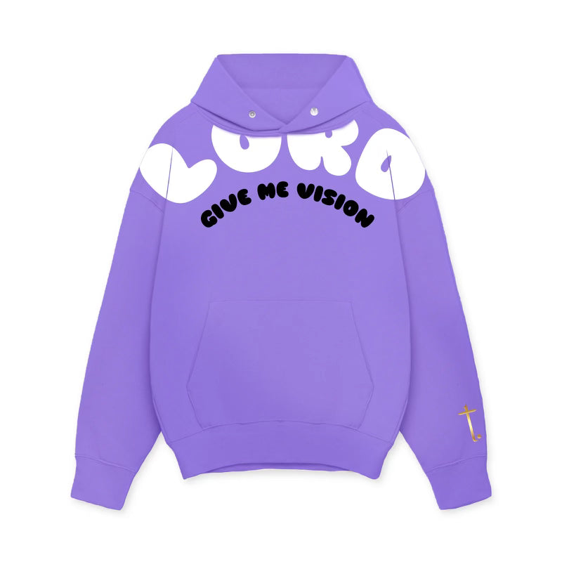 More God Visionary Hoodie - Purple